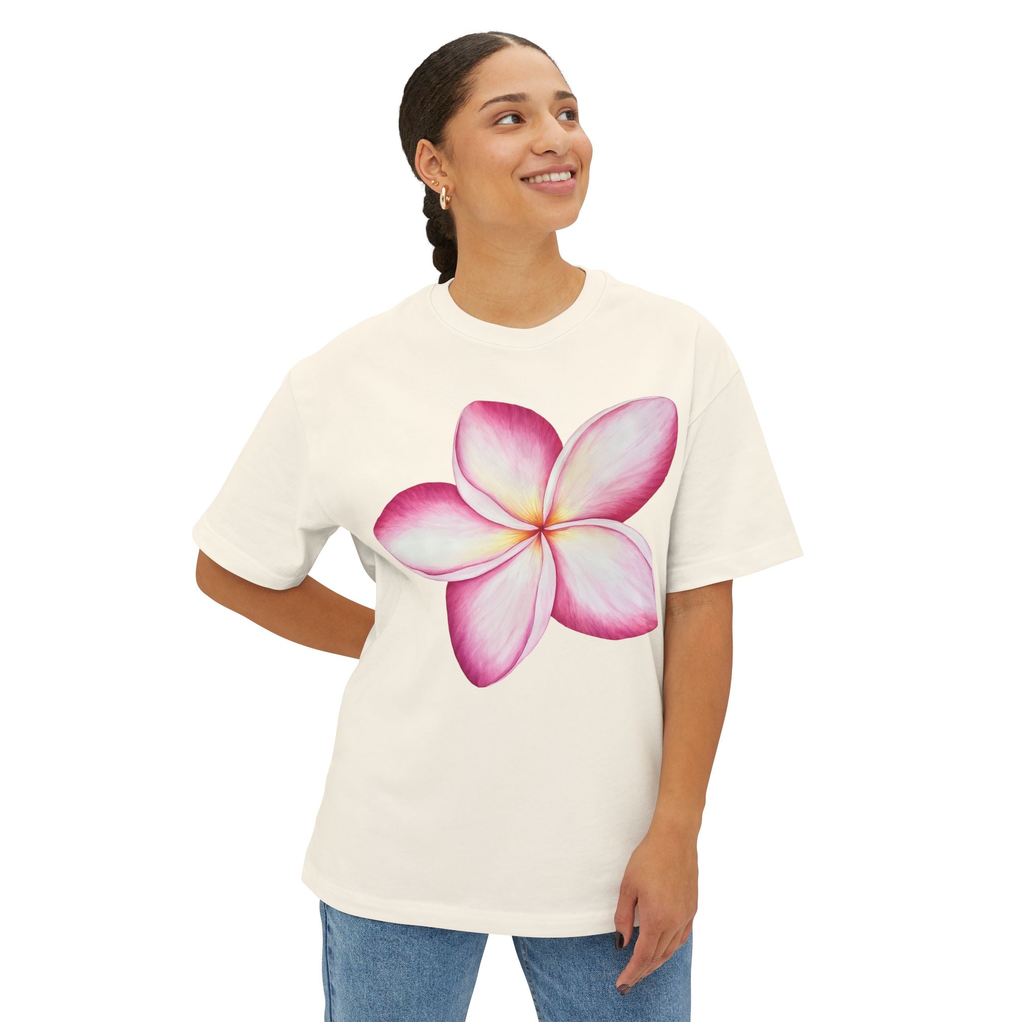 Plumeria Oversized Tee