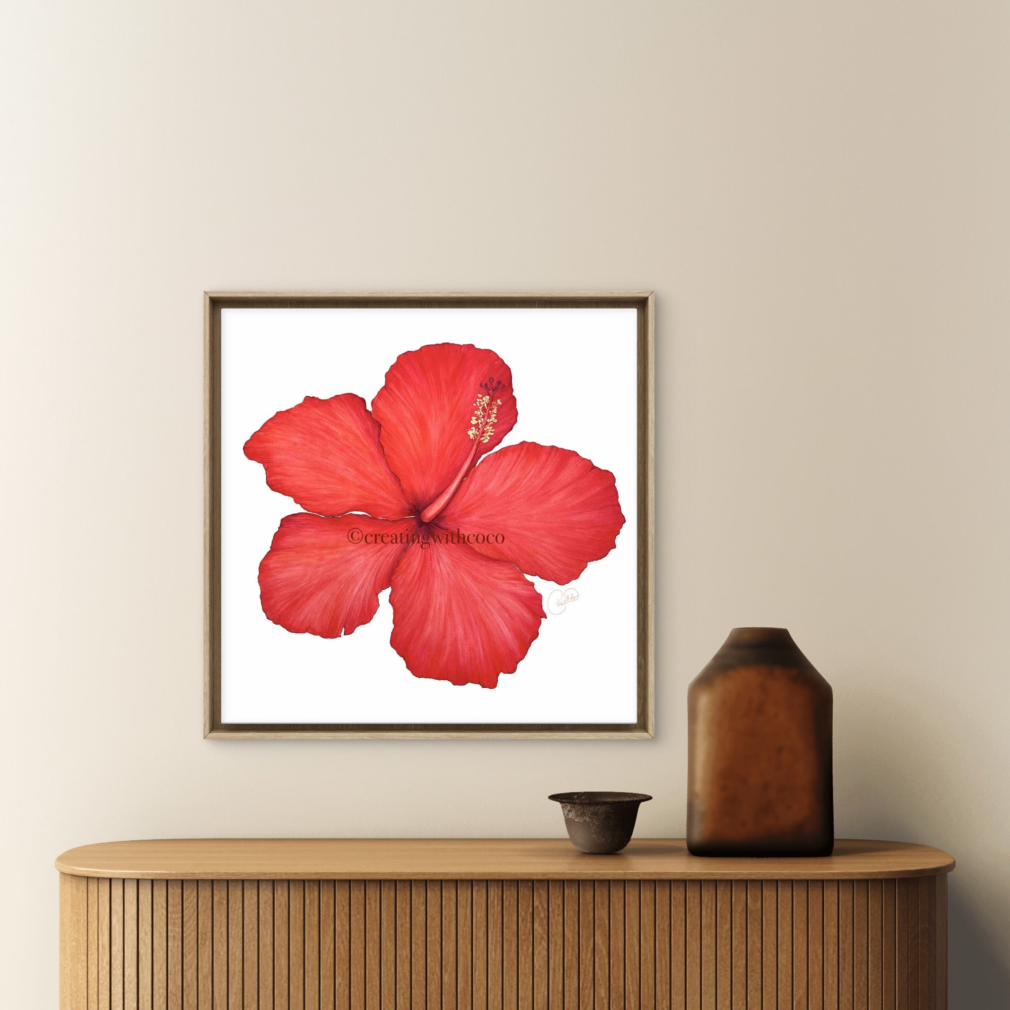 Red Darling Hibiscus