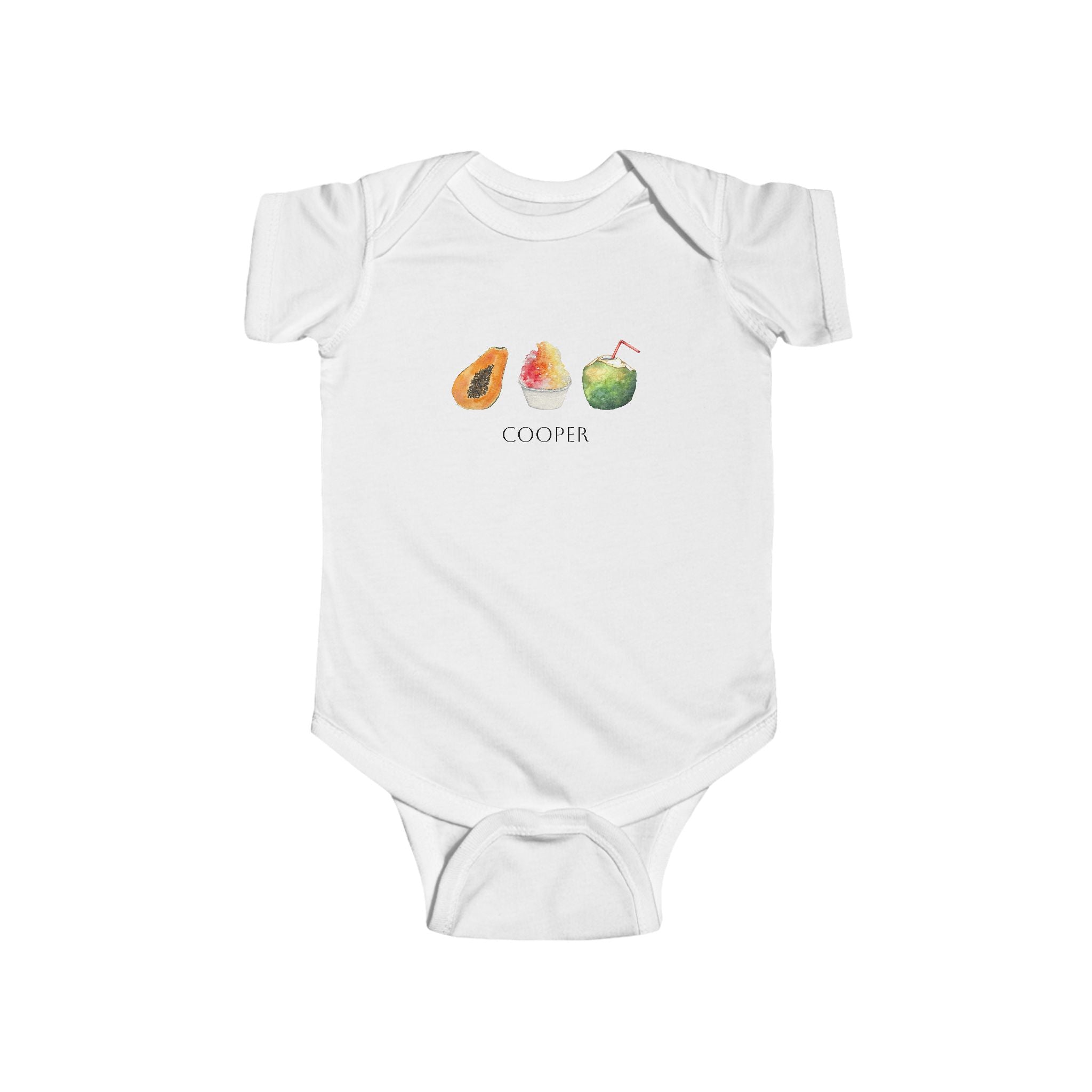 Island Life Custom Baby Onesie
