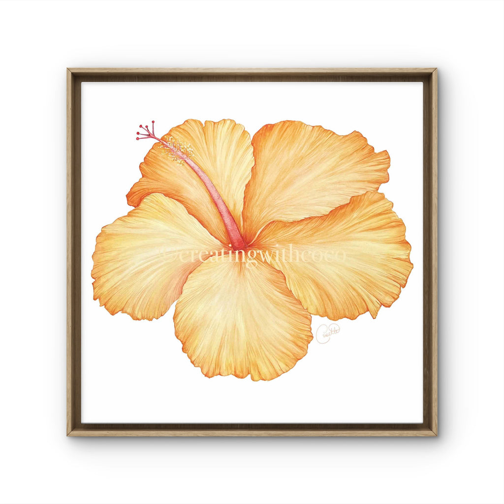 Celia Yellow Hibiscus