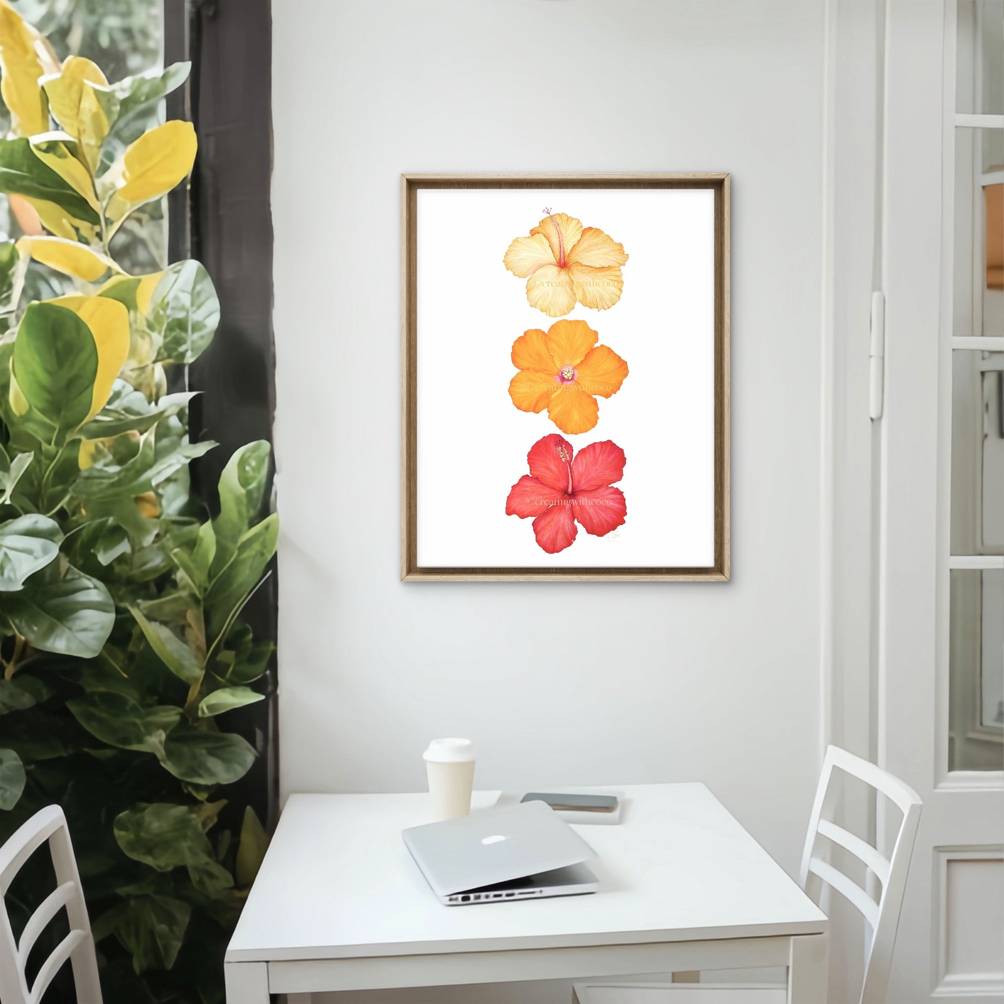 Sunset Soiree Hibiscus Trio