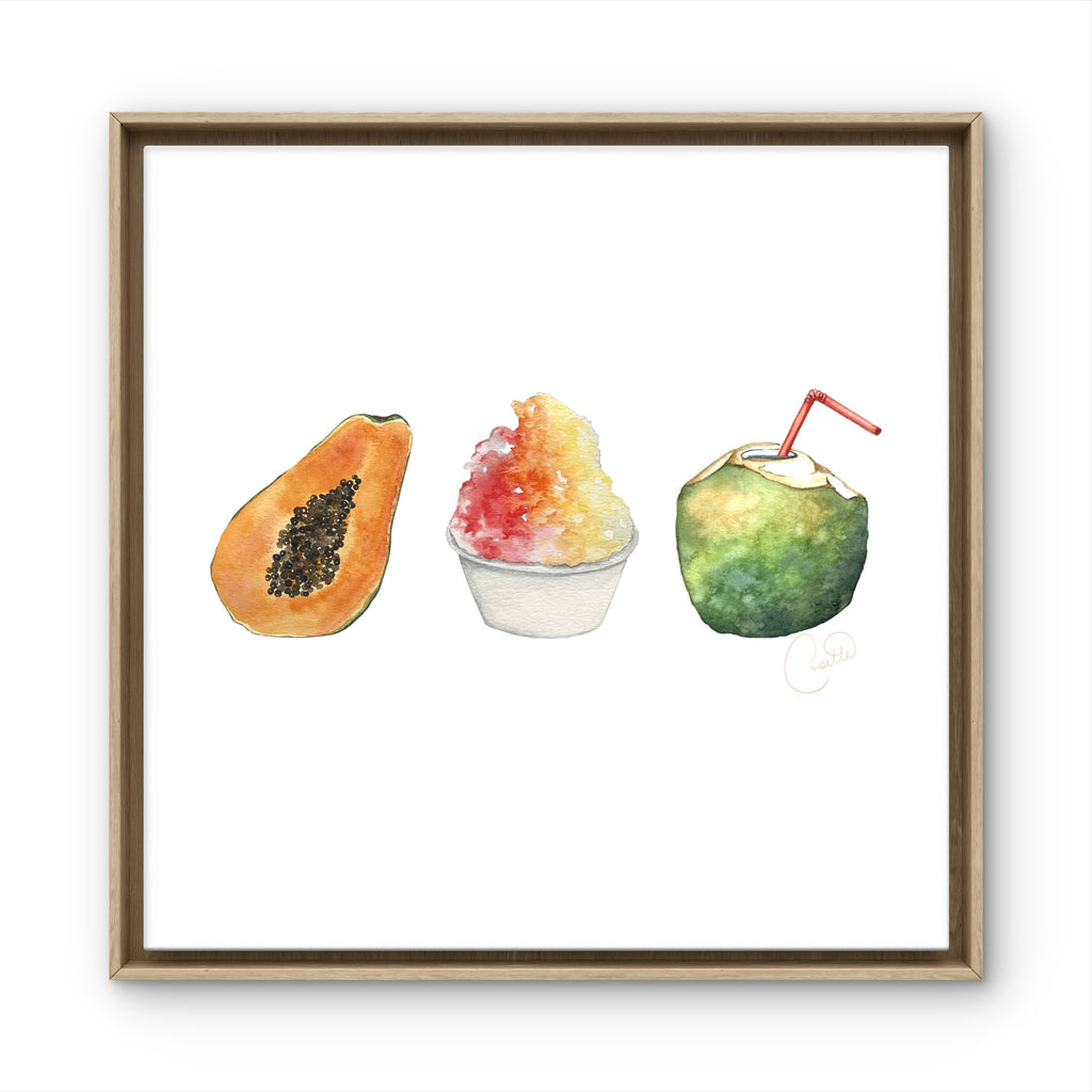 'Ekolu Watercolor Print